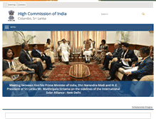 Tablet Screenshot of hcicolombo.org